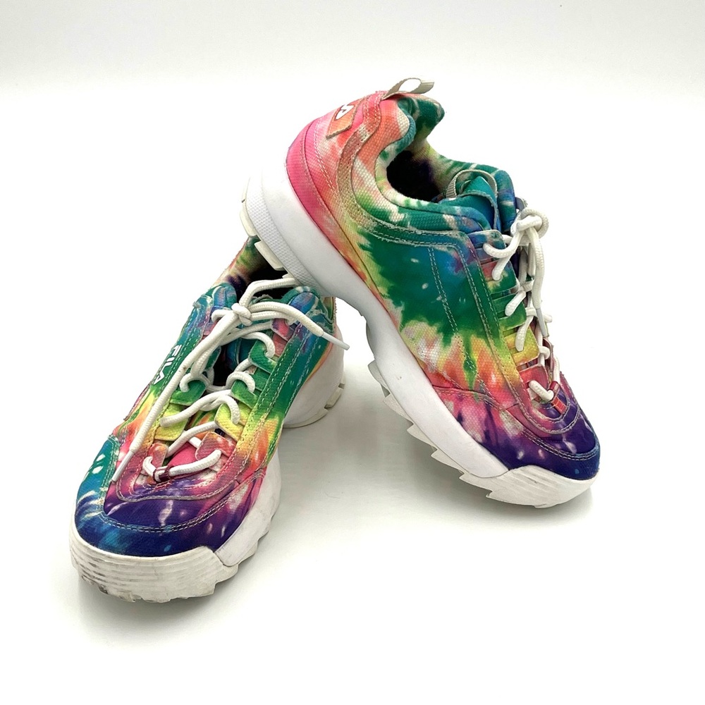 Fila Disruptor II Tie Dye Sneakers Size 8